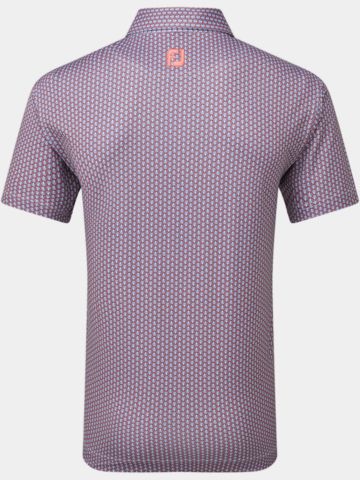 FootJoy Scallop Shell Halbarm Polo koralle
