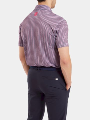 FootJoy Scallop Shell Halbarm Polo koralle
