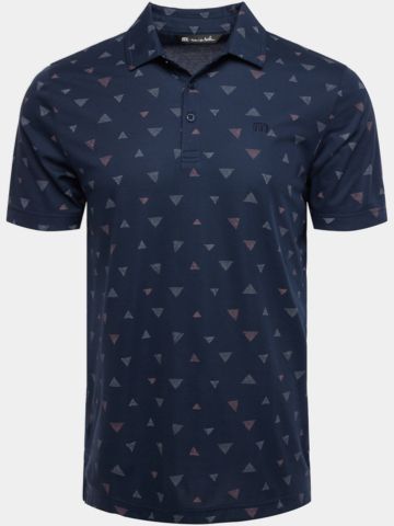 TravisMathew HOME BREAK Halbarm Polo dunkelgrau melange