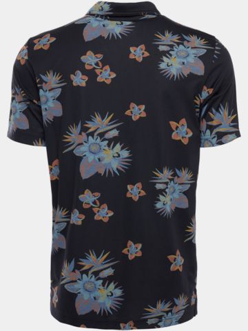 TravisMathew SECLUDED ISLAND Halbarm Polo schwarz