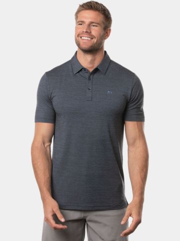 TravisMathew THE HEATER Halbarm Polo marine