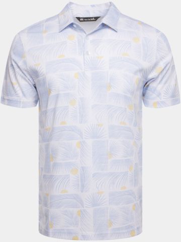 TravisMathew SUN GUILT Halbarm Polo hellblau