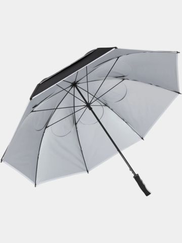 Titleist Tour Double Canopy UV Regenschirm schwarz