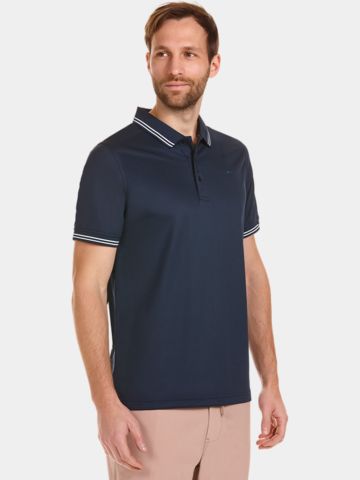 Daniel Springs Funktions Halbarm Polo navy