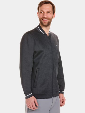 Daniel Springs  Sporty Power Stretch Jacke dunkelgrau melange