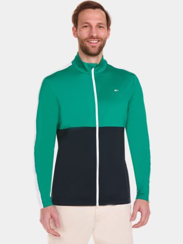 Daniel Springs Colourblock Power Stretch Jacke grün