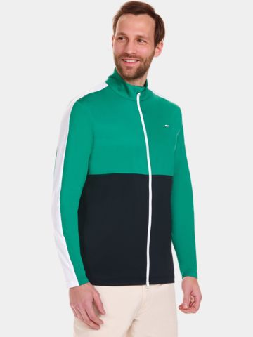 Daniel Springs  Colourblock Power Stretch Jacke grün