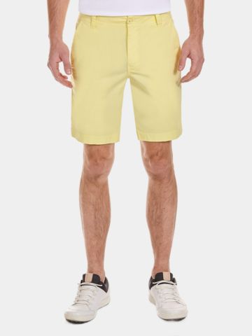 Daniel Springs Bavlněné bermudy Bermudy kalhoty žlutá