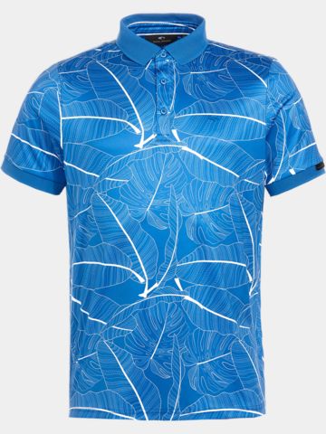 Daniel Springs repeated print polo Halbarm Polo royal