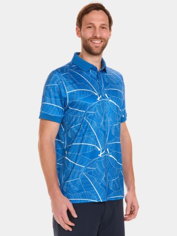 Daniel Springs repeated print polo Halbarm Polo royal