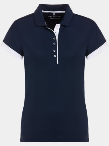Valiente Funktions Halbarm Polo navy