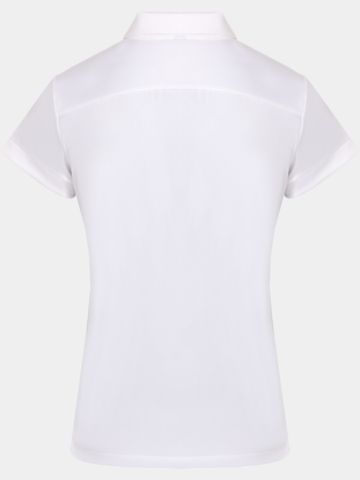 Valiente Funktions Halbarm Polo weiß