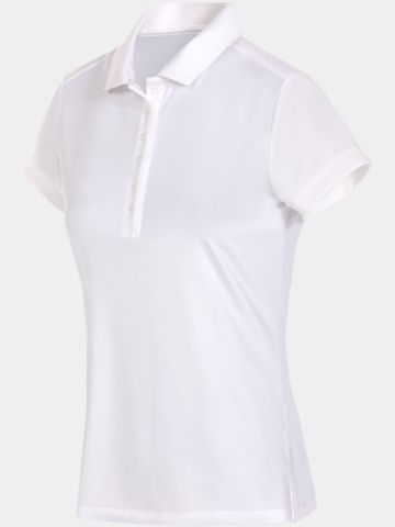 Valiente  Funktions Halbarm Polo weiß