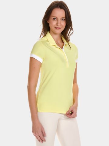 Valiente Funktions Halbarm Polo gelb