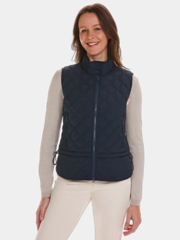 Valiente  Karo-Stepp Thermo Weste navy