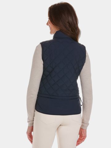 Valiente  Karo-Stepp Thermo Weste navy