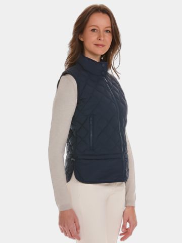 Valiente  Karo-Stepp Thermo Weste navy