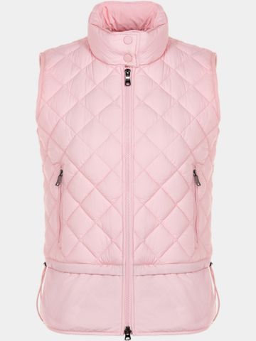 Valiente Karo-Stepp Thermo Weste rosa