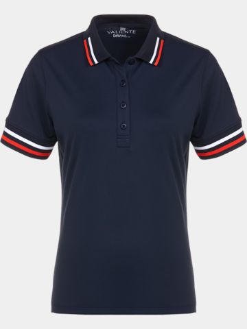 Valiente Funktions Pique Halbarm Polo navy