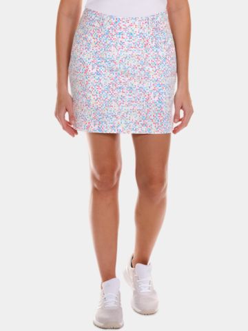 Valiente Stretch Druck kurz Skort weiß