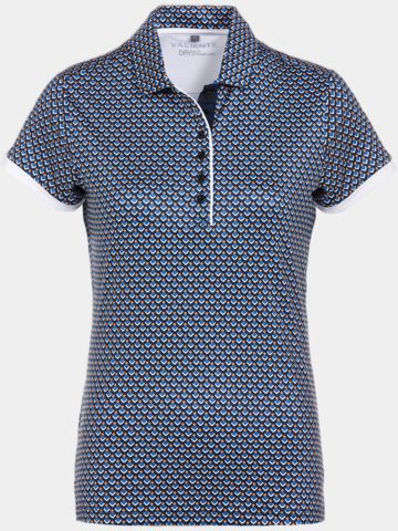Valiente Druck Polo Halbarm mehrfarbig