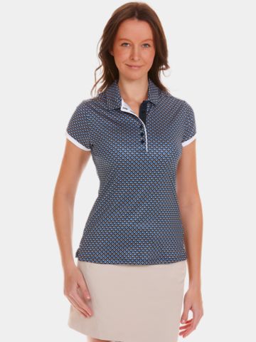 Valiente Druck Polo Halbarm mehrfarbig