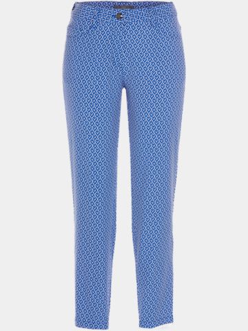 Valiente DARIA 5-Pocket Stretch Druck 7/8 Hose blau