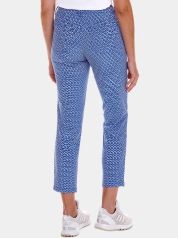 Valiente  DARIA 5-Pocket Stretch Druck 7/8 Hose blau
