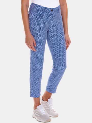 Valiente  DARIA 5-Pocket Stretch Druck 7/8 Hose blau
