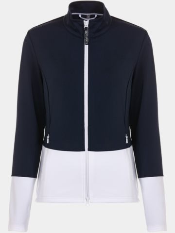 Valiente Colourblock Stretch Jacke navy