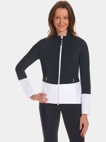 Valiente  Colourblock Stretch Jacke navy