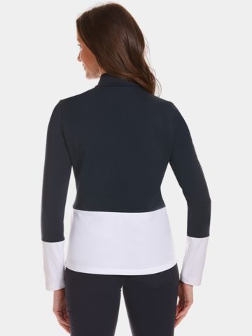 Valiente  Colourblock Stretch Jacke navy