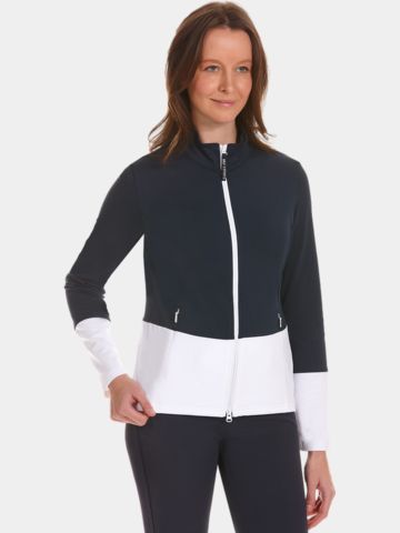 Valiente  Colourblock Stretch Jacke navy