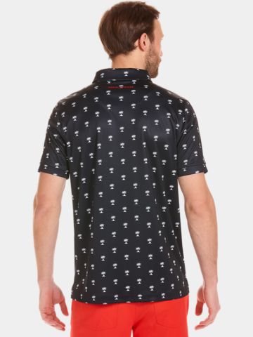 Daniel Springs Funkční polo  s krátkým rukávem černá