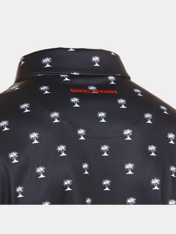 Daniel Springs Funkční polo  s krátkým rukávem černá