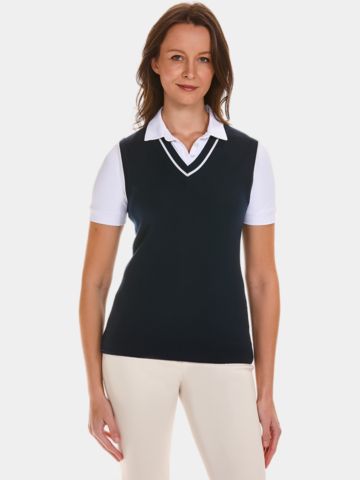 Valiente Basic Pullunder Strick navy