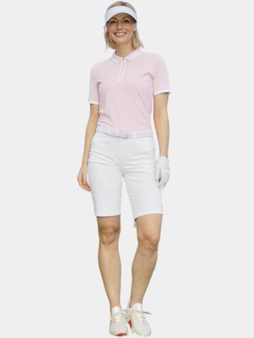 Valiente ROSE Nylon-Stretch Bermuda Hose weiß