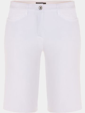 Valiente ROSE Nylon-Stretch Bermuda Hose weiß