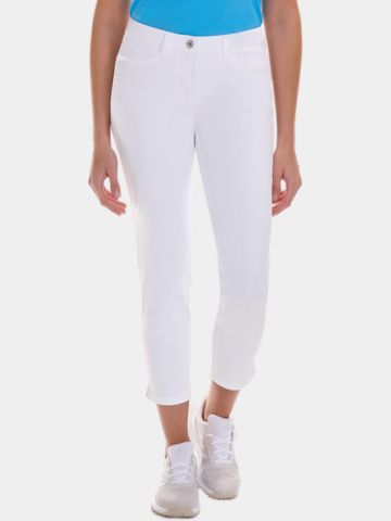 Valiente ROMY Nylon-Stretch 7/8 Hose weiß