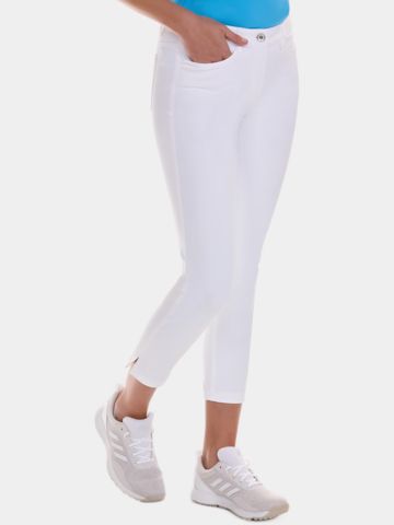 Valiente  ROMY Nylon-Stretch 7/8 Hose weiß