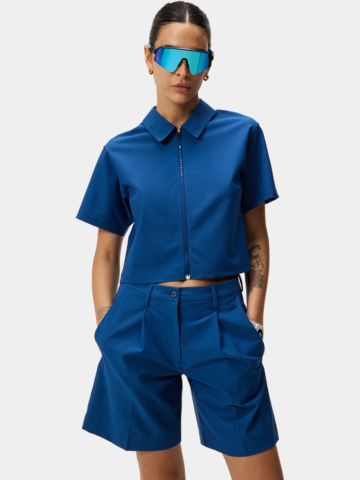 J.Lindeberg  Cassandra Shirt Nylon Jacke blau