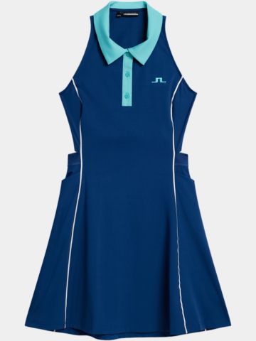 J.Lindeberg Nadia Dress ohne Arm Kleid blau