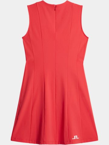 J.Lindeberg  Jasmin Dress ohne Arm Kleid rot