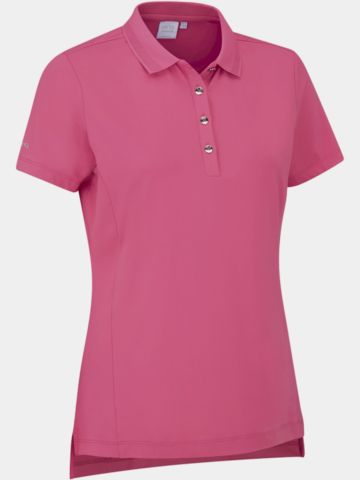 Ping  Sedona Halbarm Polo pink