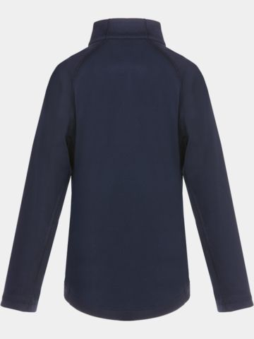 Puma Girls 1/4 Zip Fleece Midlayer navy