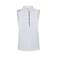Backtee  Dámský klasický top bez rukávů  bílá
