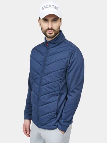 Backtee Mens Hybrid Jacket Stretch Jacke navy