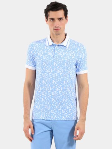 Chervo ABBONO Halbarm Polo hellblau