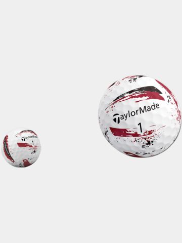 TaylorMade SpeedSoft Ink Golfball rot