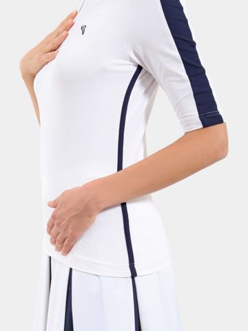 Chervo ATOLLI 3/4 Arm Polo weiß